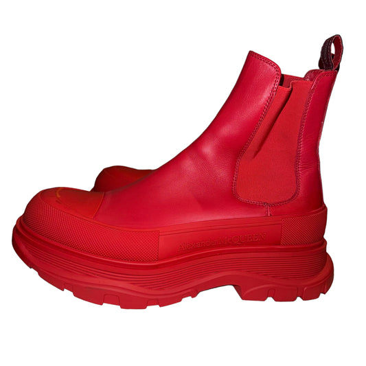 Alexander McQueen Red Boots